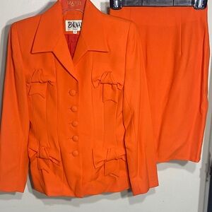 Banana Republic Women's Orange Skirt Set